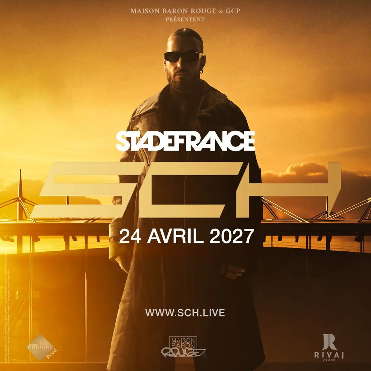 Billet Concert SCH Stade De France Carré Or 24 Avril 2027